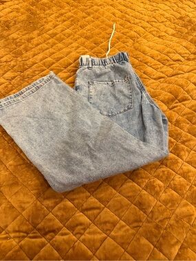 Oat New York Light Blue Wide Leg Jeans
